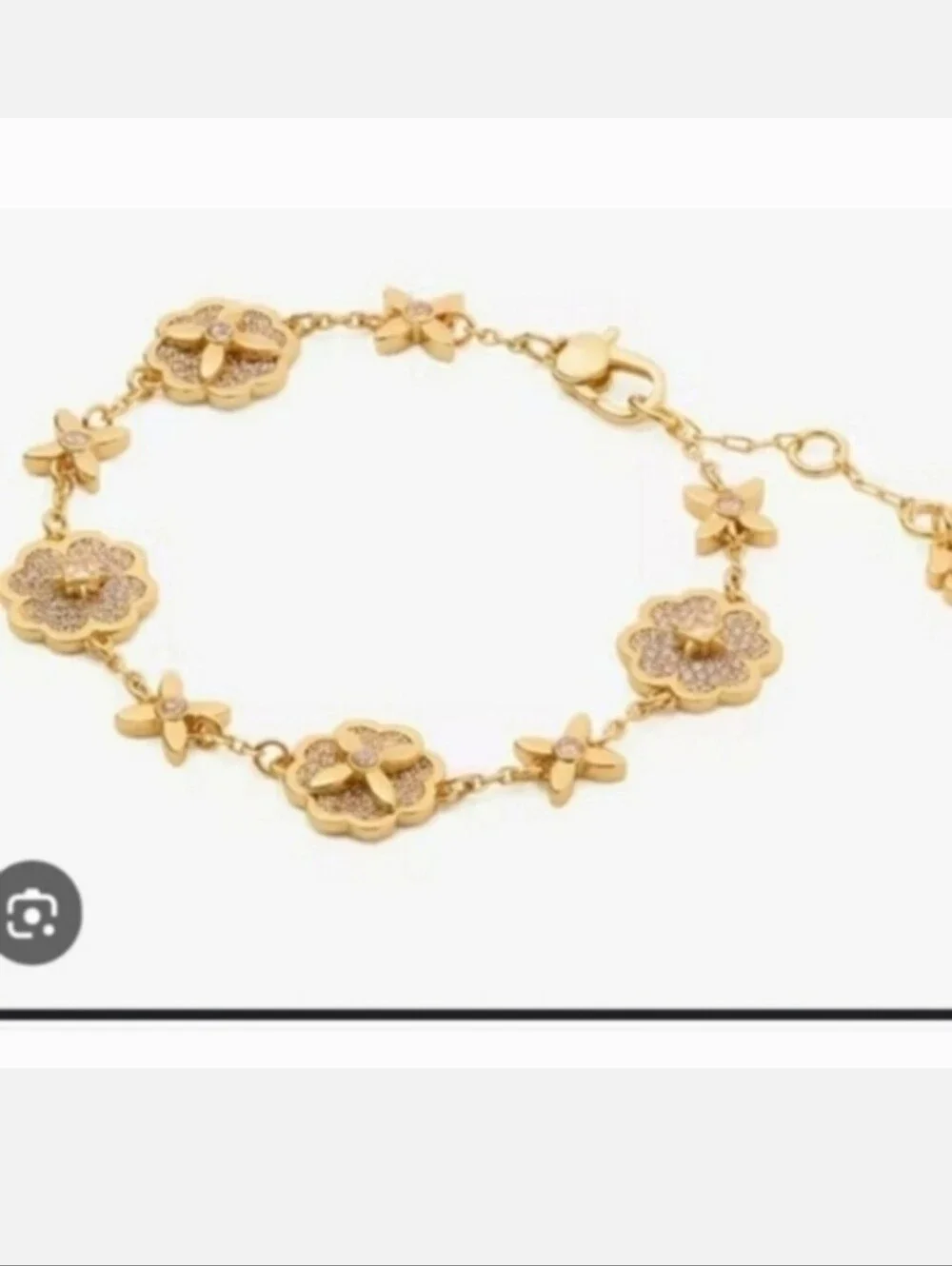 Kate Spade New York Heritage Bloom Line Bracelet In Gold Color - Picture 9 of 10